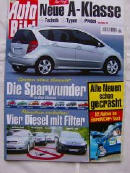 Auto Bild 26/2004 A-Klasse BR169,Vectra 1.9CDTi,Passat 2.0TDi,C5