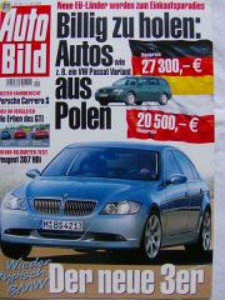 Auto Bild 24/2004 Honda Civic Type R,Seat Leon Cupra R,Renault M