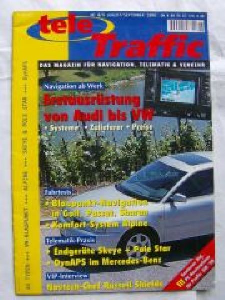 tele traffic No 8/9 1998 Blaupunkt Navigation,Telematik,Verkehr