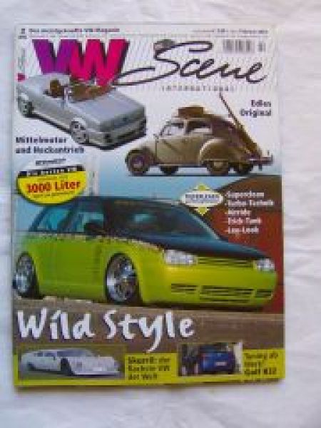 VW Scene 2/2003 Golf R32,Karmann Ghia,VW 1600TL,Polo 6N,