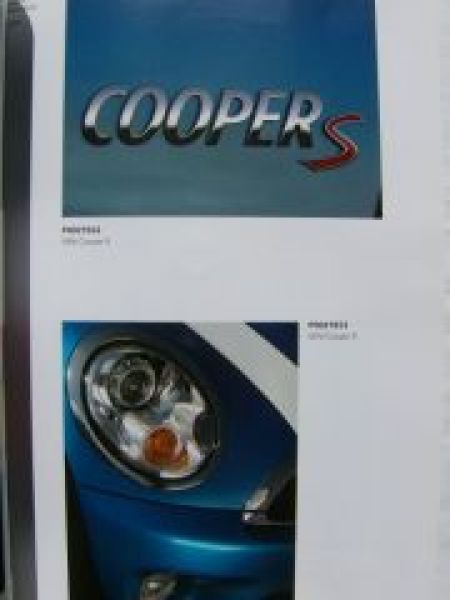 BMW Mini R56 +Cooper +S Pressemappe August 2006
