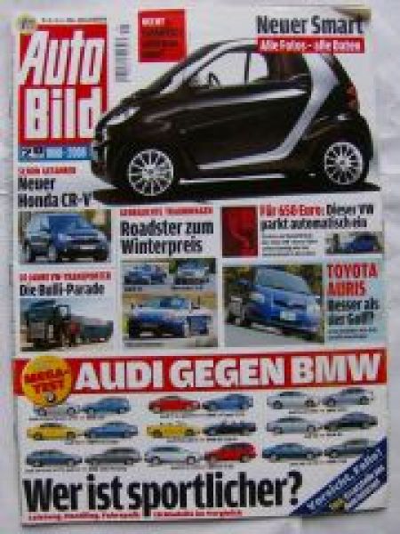 Auto Bild 45/2006 Honda CR-V, Toyota Auris,RS4 Cabrio,M3 E93