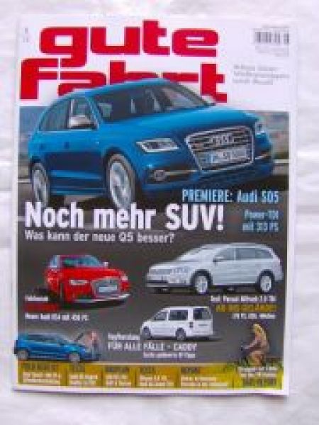 Gute Fahrt 8/2012 Audi SQ5, Passat Alltrack,RS4,Sharan 2.0TSi