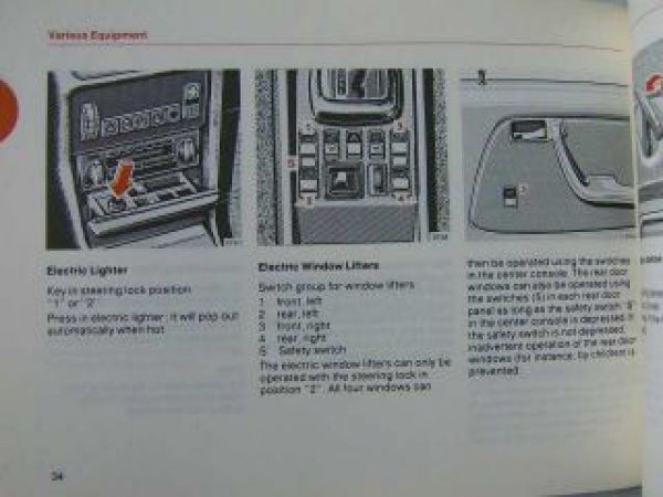 Mercedes Benz Owner`s Manual 300TD Turbo Diesel W123 1983