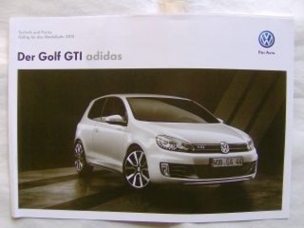 VW Golf VI GTI adidas 26.April 2012