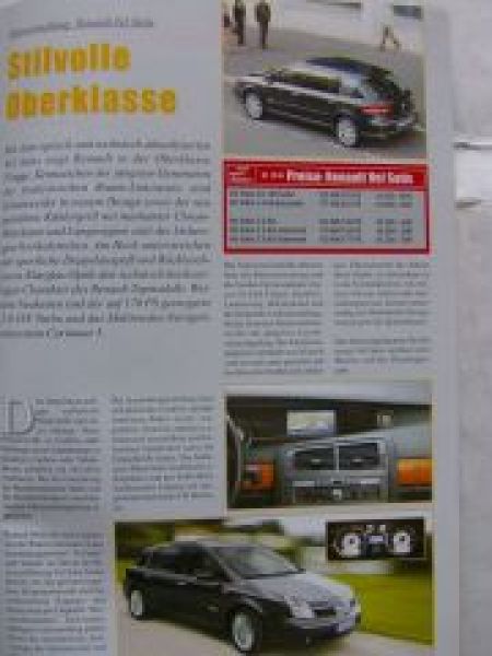 auto sport fenster 5/2005 Range Rover Sport, Croma,VW Fox