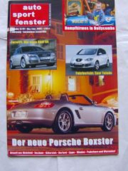 auto sport fenster 12/2001 Audi A4, Seat Toledo, Porsche Boxster