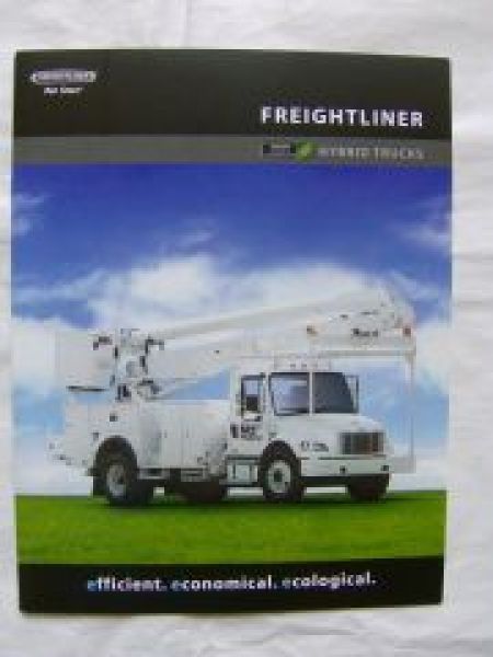 Freightliner Hybrid Trucks USA Prospekt NEU