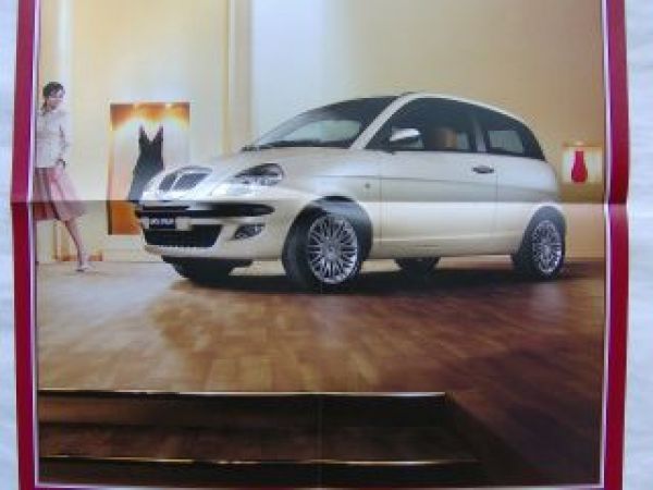 Lancia Ypsilon Prospekt Poster Februar 2003 NEU