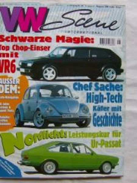 VW Scene 8/1997 Passat I,Golf 1 Topchop VR6,Rieger Scirocco II G