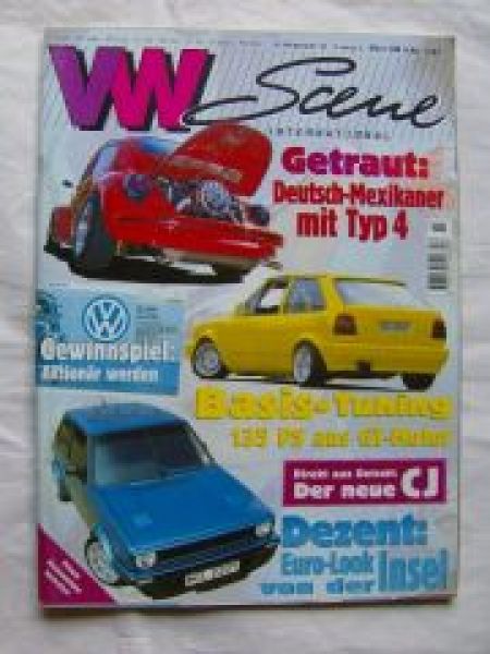VW Scene 3/1997 Käfer Typ4, Polo,CJ,TL