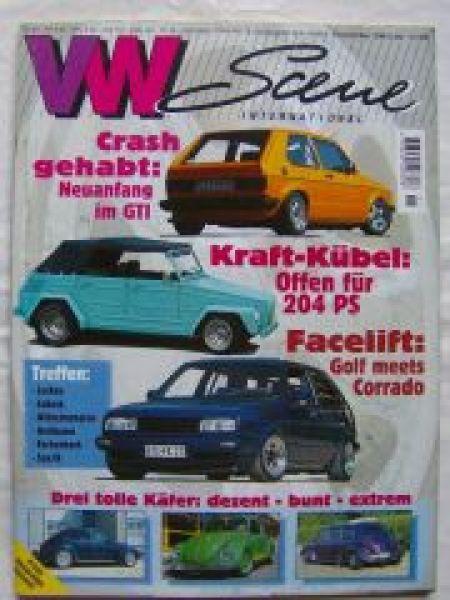 VW Scene 11/1996 VW 181 Kübel,Käfer Stretch,T1 Samba,411 E Varia
