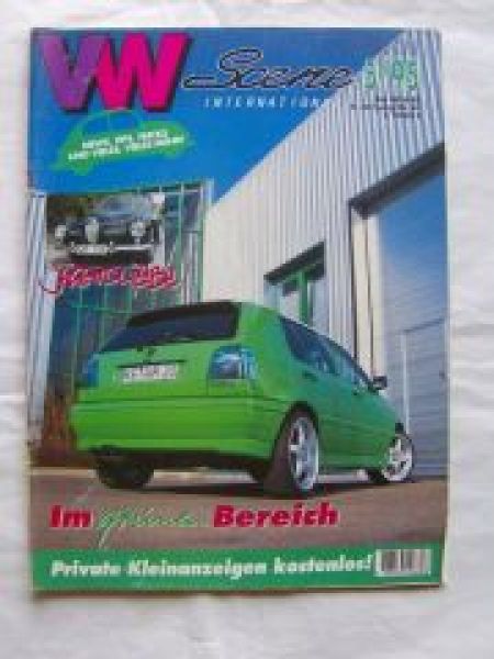 VW Scene 5/1995 Käfer Spider,Golf III, Käfer,1303 Cal Looker