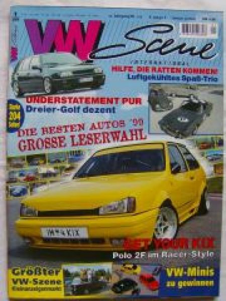 VW Scene 1/2000 Polo 2F,T2,Typ34,Typ3 Variant,Seidl Tuning Golf