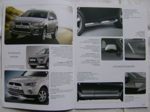 Printausgabe Mitsubishi Outlander Zubehör Prospekt September 2011