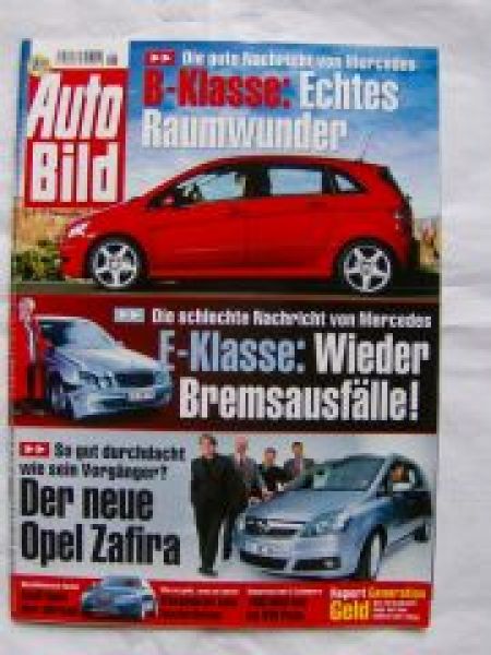 Auto Bild 6/2005 B-Klasse, Audi Allroad,VW Polo Typ9N 1.2 Comfor