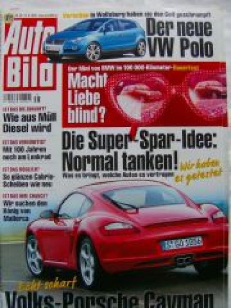 Auto Bild 38/2005 Porsche Cayman S, Skoda Octavia RS,