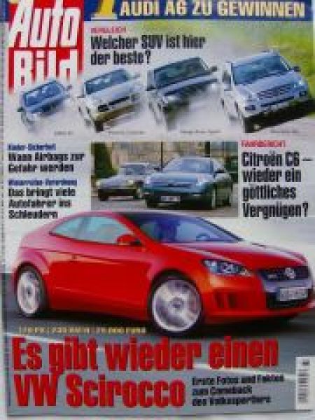 Auto Bild 47/2005 Citroen C6 vs. DS,X5 E53, Cayenne (955),