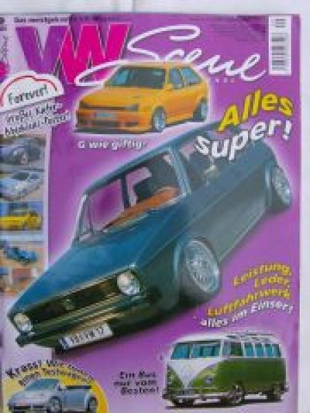 VW Scene 9/2003 T1 Sambabus,54er Ovali,70er Empi Imp Buggy