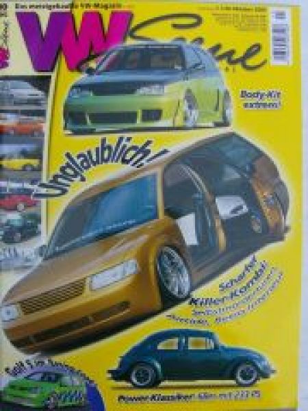 VW Scene 10/2003 Karmann Ghia Typ14,Typ3 Dragracer,Golf III VR6