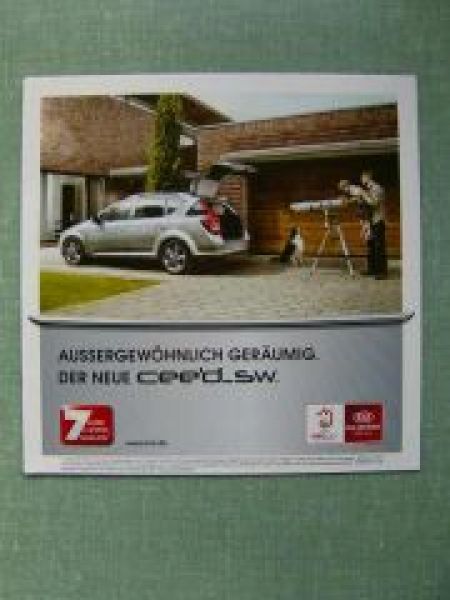 Kia Cee"d SW  +cee"d Prospekt 9/2007