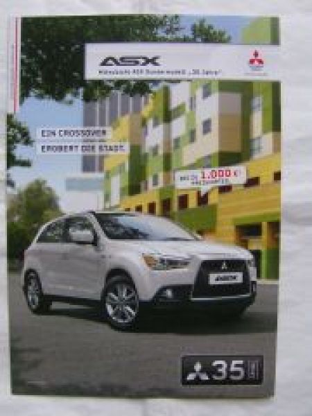 Mitsubishi ASX 35 Jahre Januar 2012 Prospekt