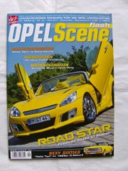 Opel Scene flash 9/2010 GT Roadster, 69er Rekord C,Astra F