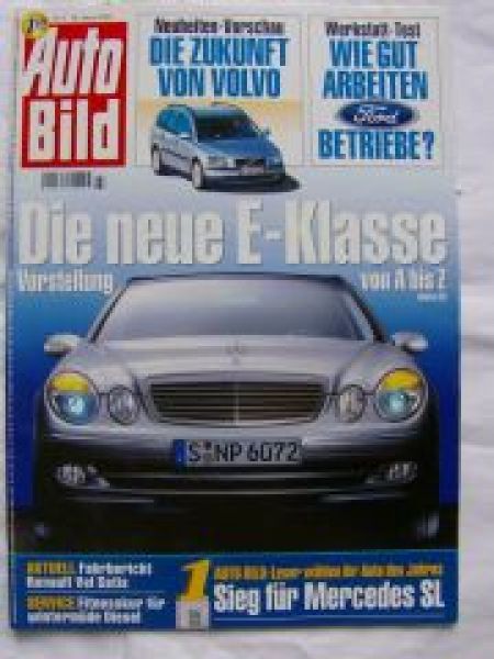 Auto Bild 3/2002 Renault Vel Satis, Chrysler PT Cruiser 1.6 Tour