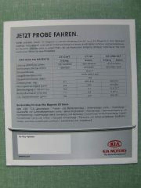 Kia Magentis Prospekt