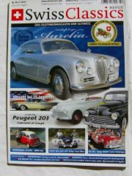 Swiss Classics Nr.26-2 2010 Peugeot 203,Aurelia,BMW 600