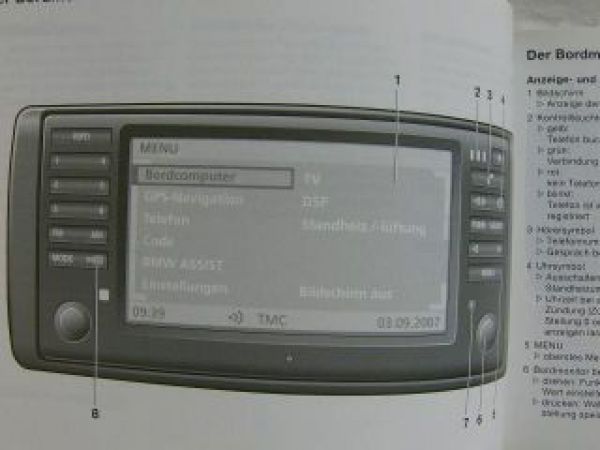 Bordmonitor und TV und Navigation August 2002