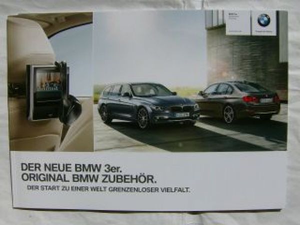 BMW 3er Limousine F30 Touring F31 Zubehör August 2012 NEU