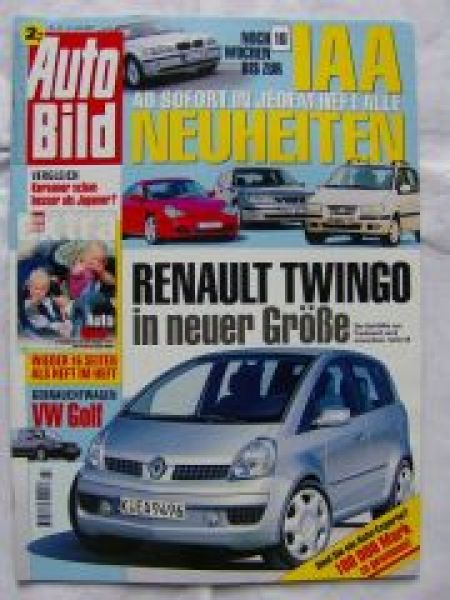 Auto Bild 27/2001 PT Cruiser Cabrio,Hyundai Matrix,Saab 9-5