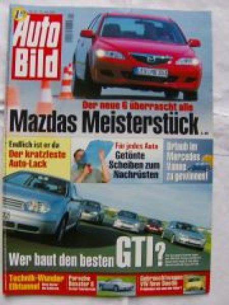 Auto Bild 24/2002 Golf IV GTi ,Corolla TS,Civic Type R,Stilo Aba