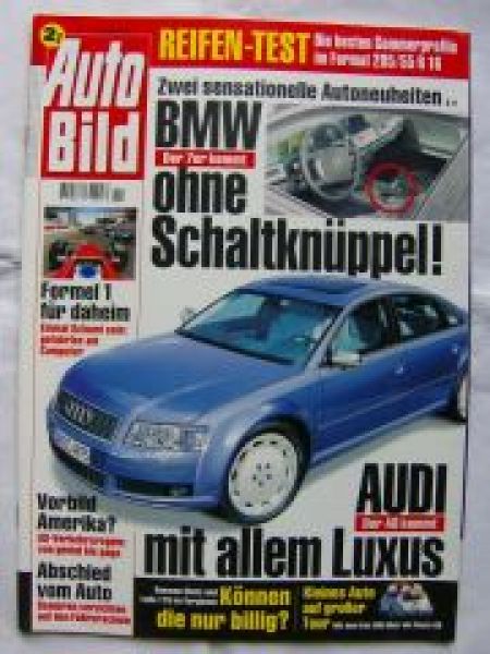 Auto Bild 11/2001 Fiat 500, A170 CDi lang W168,Daewoo Matiz