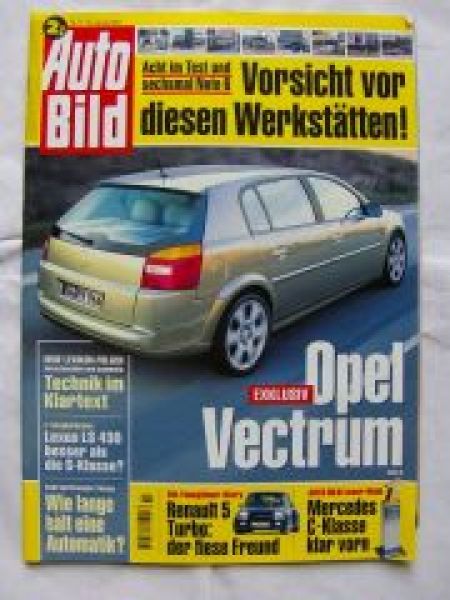 Auto Bild 3/2001 Lexus LS430 vs. S430 W220,Hyundai Santa Fe