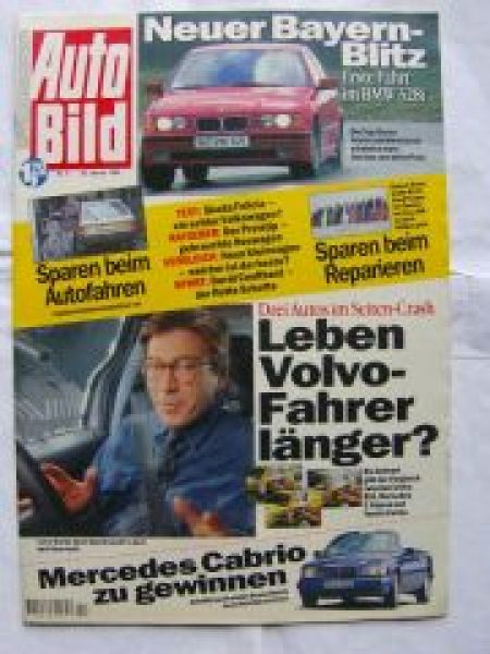 Auto Bild 4/1995 BMW 328i E36,Ford Escort Turnier,