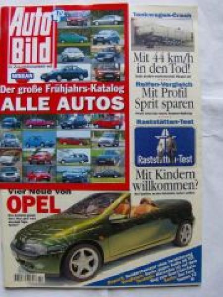 Auto Bild 14/1995 Golf Cabrio TDi,A6,Alfa 164,BMW 525tds E34