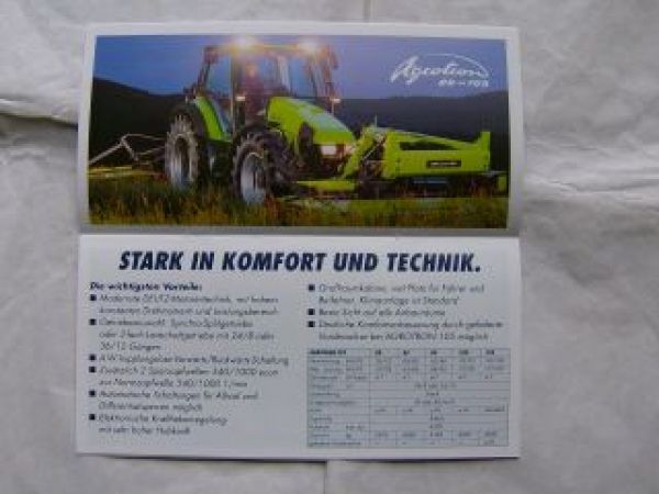 Deutz-Fahr Traktoren Programm 1998