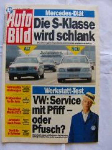 Auto Bild 15/1993 Mazda 323F Dauertest,Hummer H1