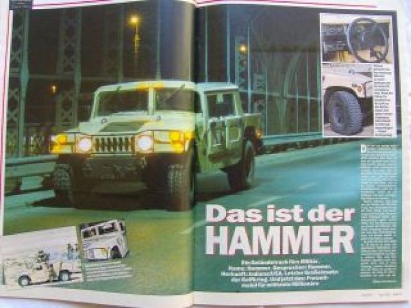 Auto Bild 15/1993 Mazda 323F Dauertest,Hummer H1