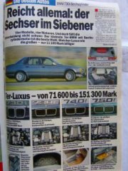 Auto Bild 8/1993 Nissan Primera Dauertest,7er E32 Kaufberatung