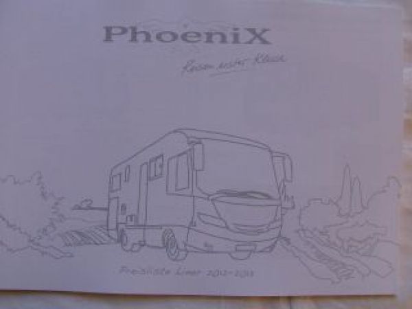 Phoenix Preisliste Liner 2012-2013 NEU