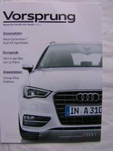 Audi Vorsprung News & Trends 3/2012 A3 Sportback,Q3 2.0TDi