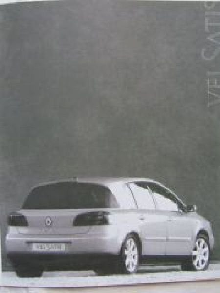Renault Vel Satis Prospekt NEU