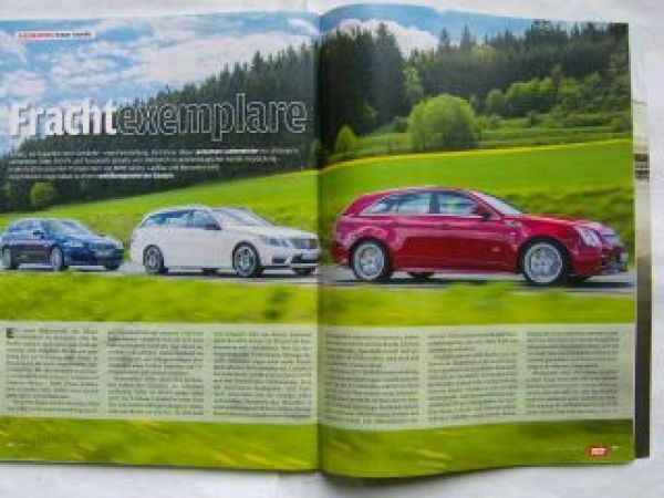 auto test 7/2012 Alpina B5 F11,E63 AMG BR212,Cadillac CTS-V