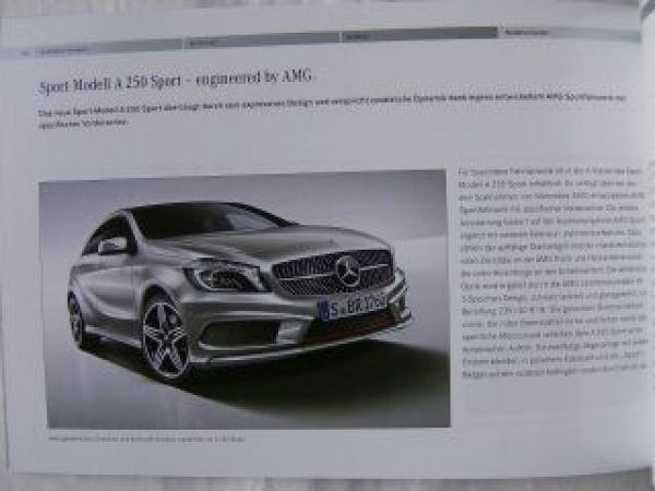 Mercedes Benz A-Klasse W176 + A250 Sport September 2012