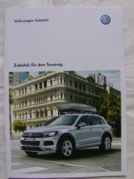 VW Touareg Zubehör Prospekt April 2010 NEU
