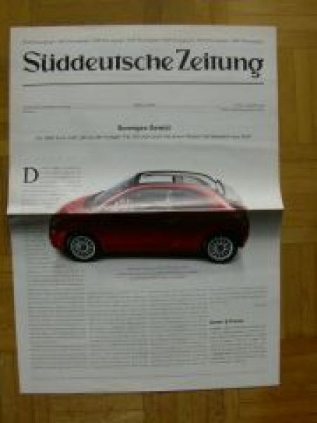 Süddeutsche Zeitung 7.7.209 Fiat 500 C Sonderdruck