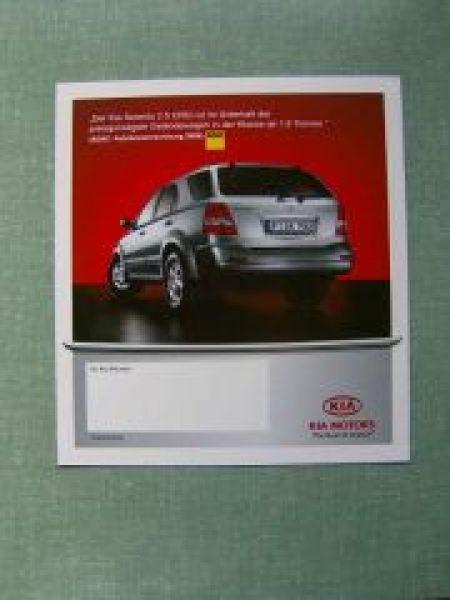 Kia Sorento Dynamic 2.5CRDi mit WM-Ausstattung Prospekt